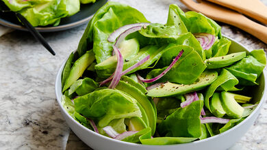 Butter Lettuce and Avocado Salad